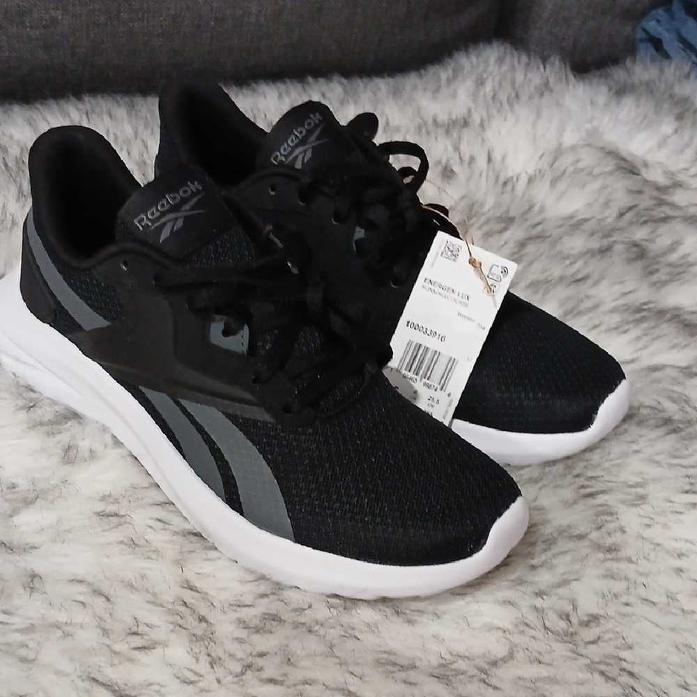 Reebok Black and White Athletic Shoes